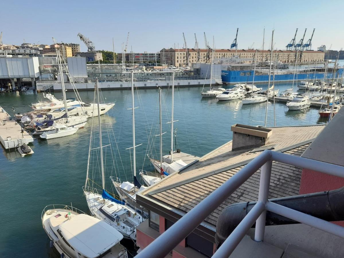 Bilocale Vista Mare Con Terrazzo-Porto Antico- Parcheggio Scontato Apartment เจนัว ภายนอก รูปภาพ