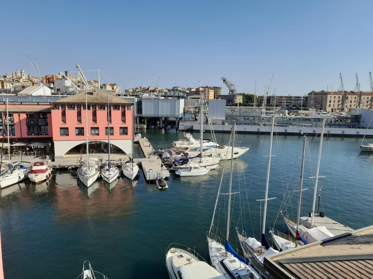 Bilocale Vista Mare Con Terrazzo-Porto Antico- Parcheggio Scontato Apartment เจนัว ภายนอก รูปภาพ